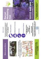 Barnet Wellbeing Hub Leaflet