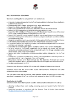 Governor Role Description September 2024