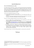 Special Diet Referral Form