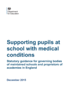 Supporting Pupils At School With Medical Conditions