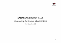 Computing Curriculum