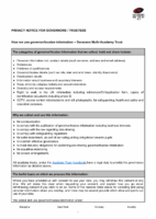 Privacy Notice GOVERNORS AND TRUSTEES October 2025