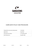 Complaints Policy and Procedure December 2025