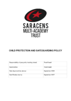 Child Protection and Safeguarding Policy 2026-2027